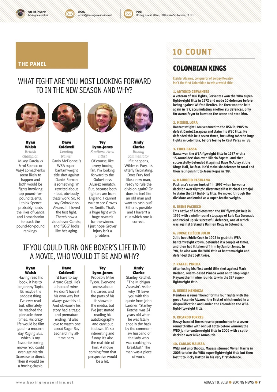 Boxing News Preview Pages