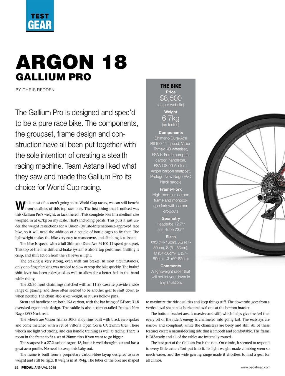 Pedal Magazine Preview Pages