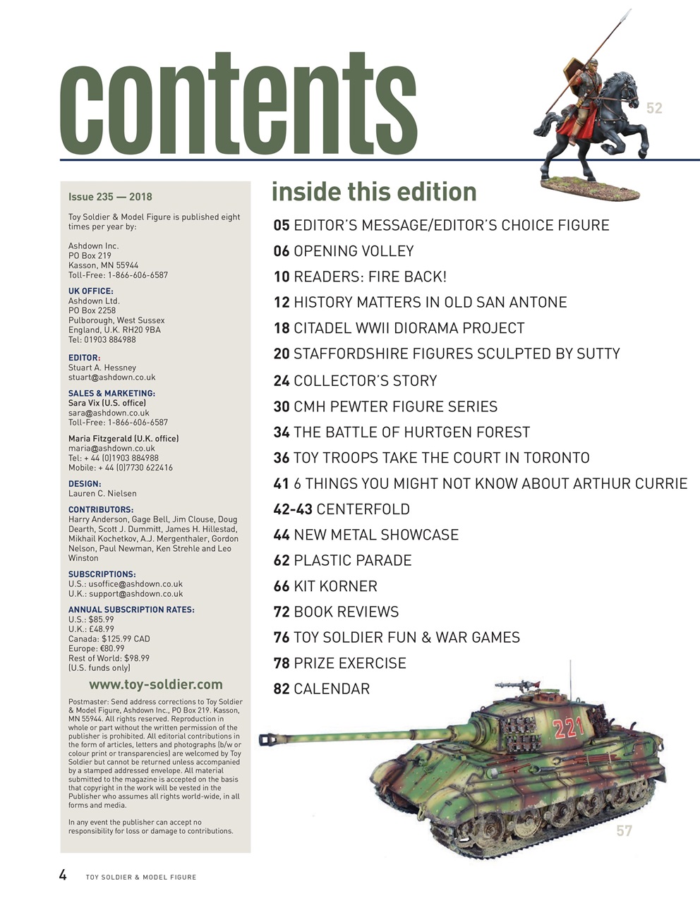 Toy Soldier & Model Figure Preview Pages