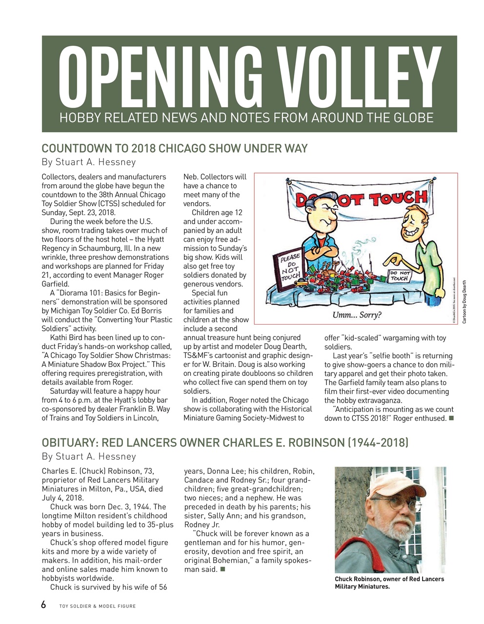 Toy Soldier & Model Figure Preview Pages