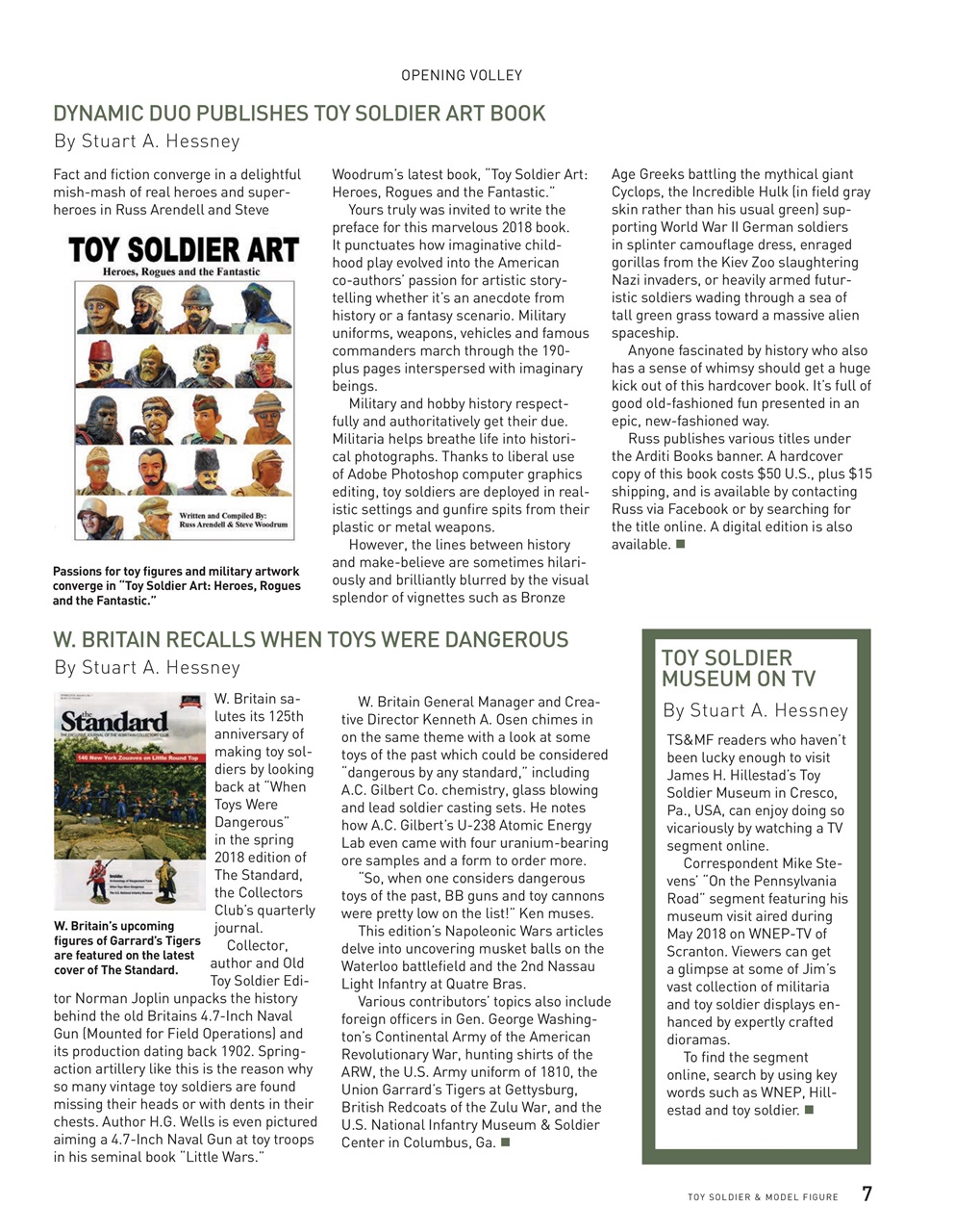 Toy Soldier & Model Figure Preview Pages