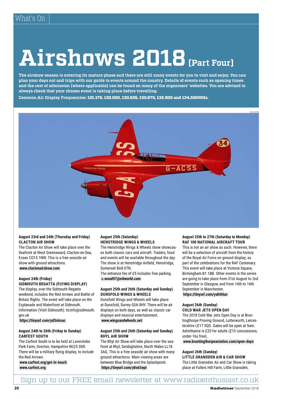 Radio User Preview Pages