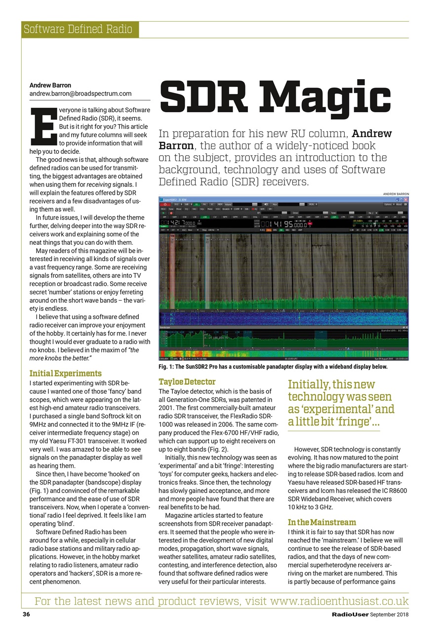 Radio User Preview Pages