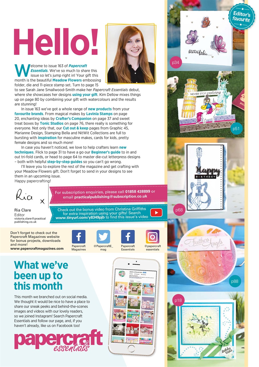 Papercraft Essentials Preview Pages