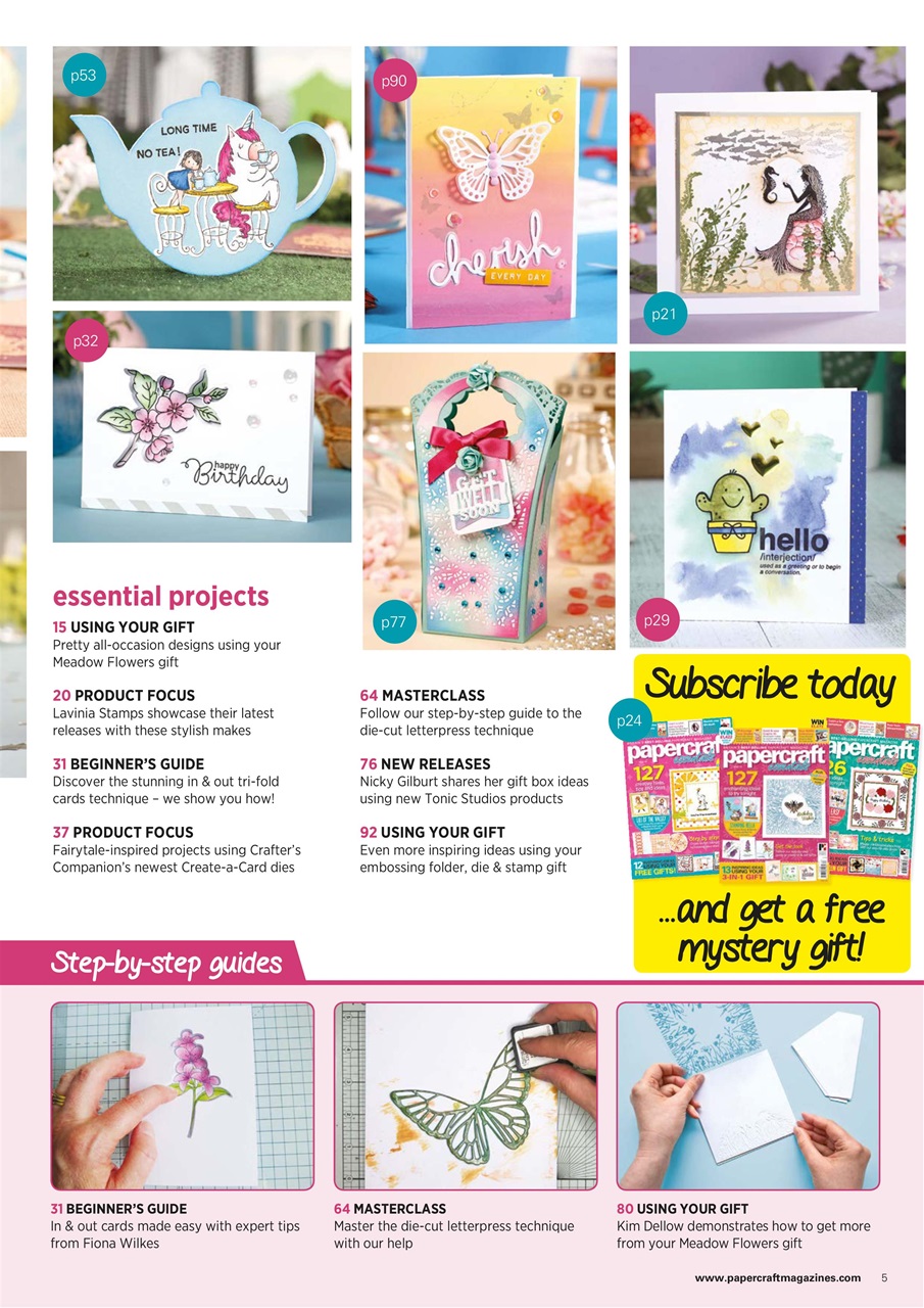 Papercraft Essentials Preview Pages