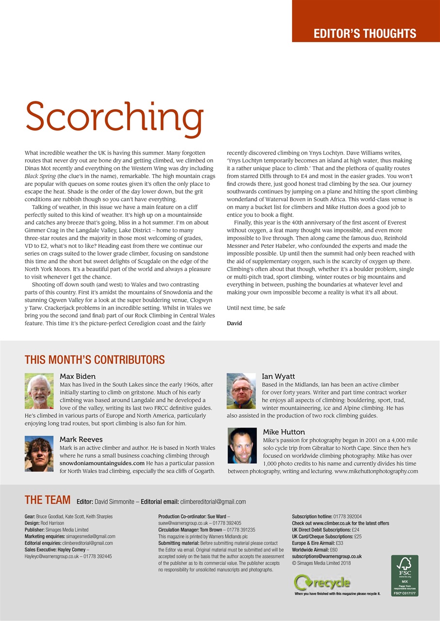 Climber Preview Pages