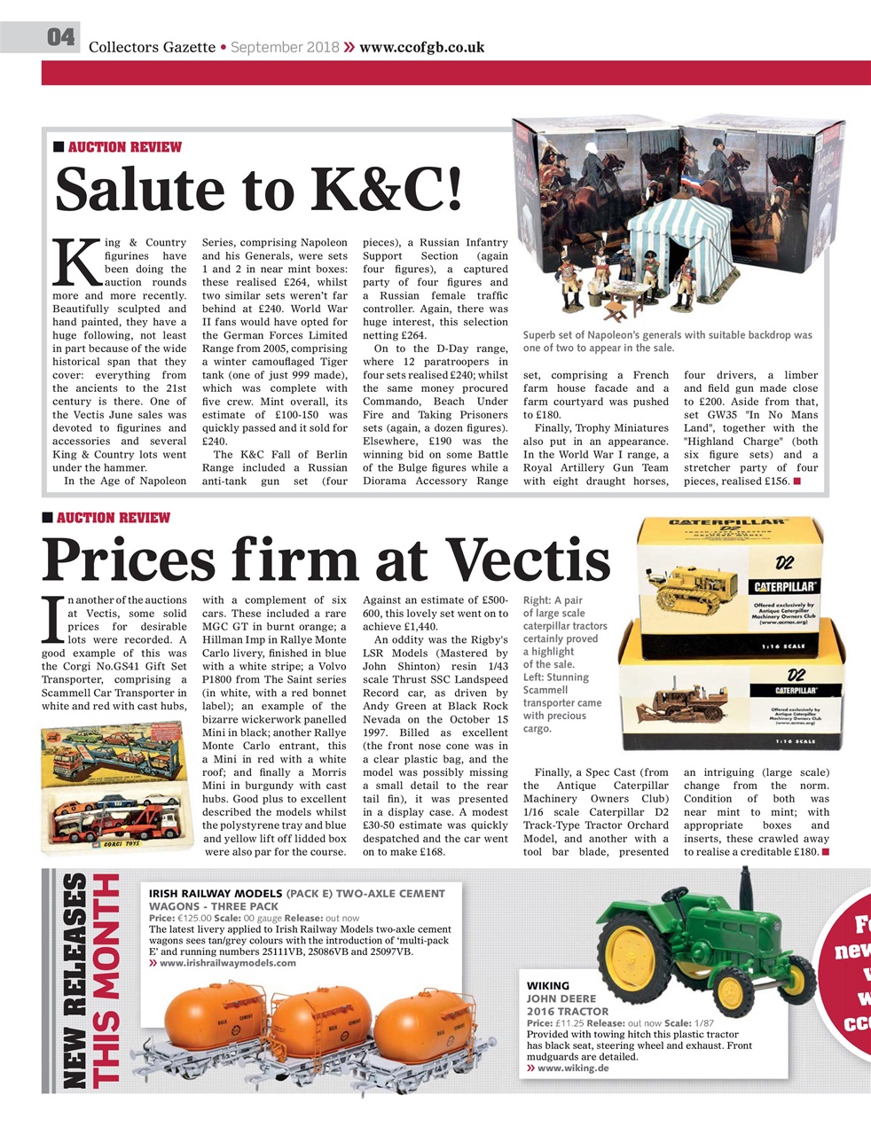 Collectors Gazette Preview Pages
