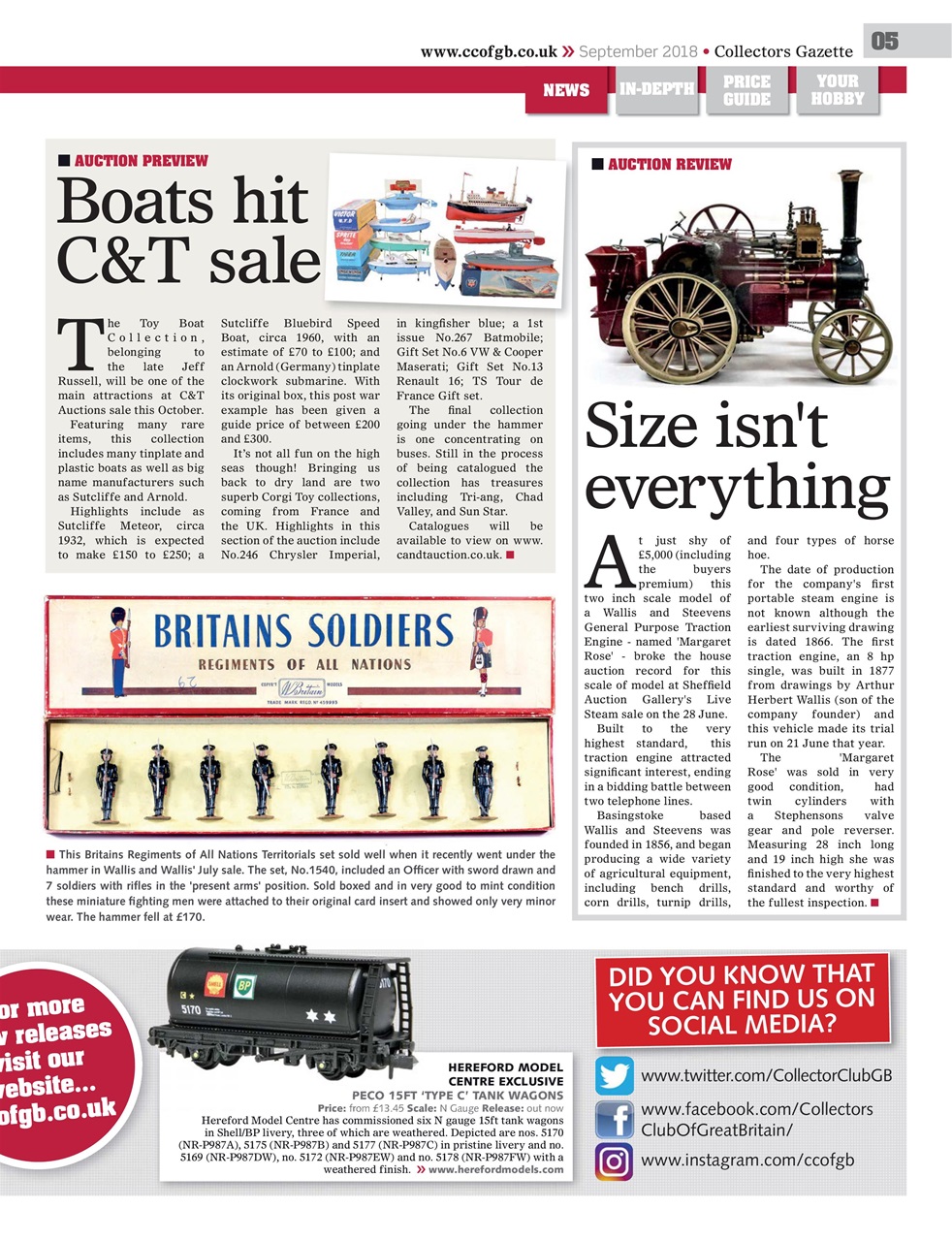 Collectors Gazette Preview Pages
