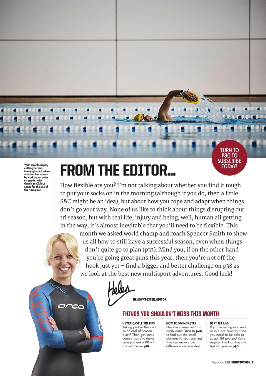 220 Triathlon Magazine Preview Pages