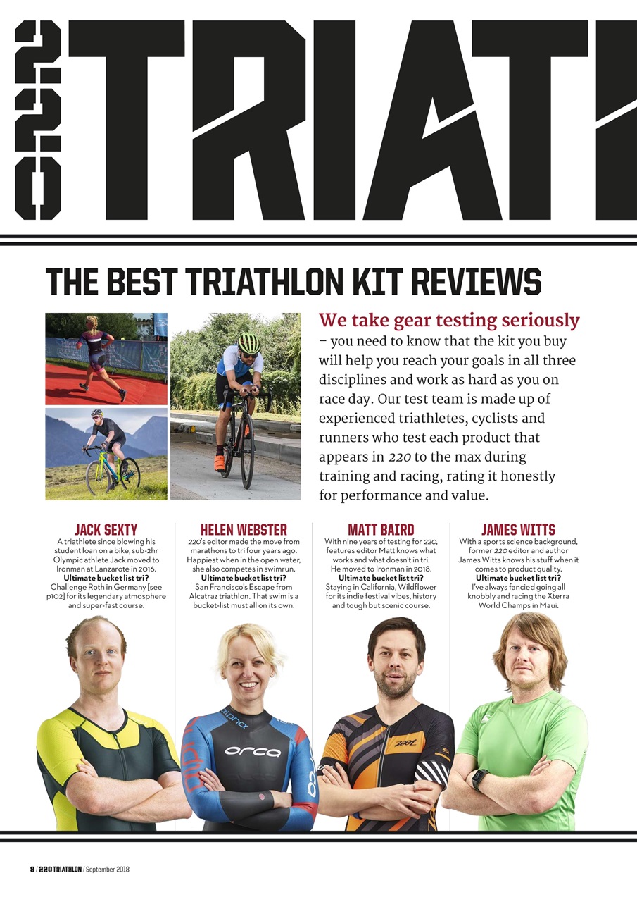 220 Triathlon Magazine Preview Pages