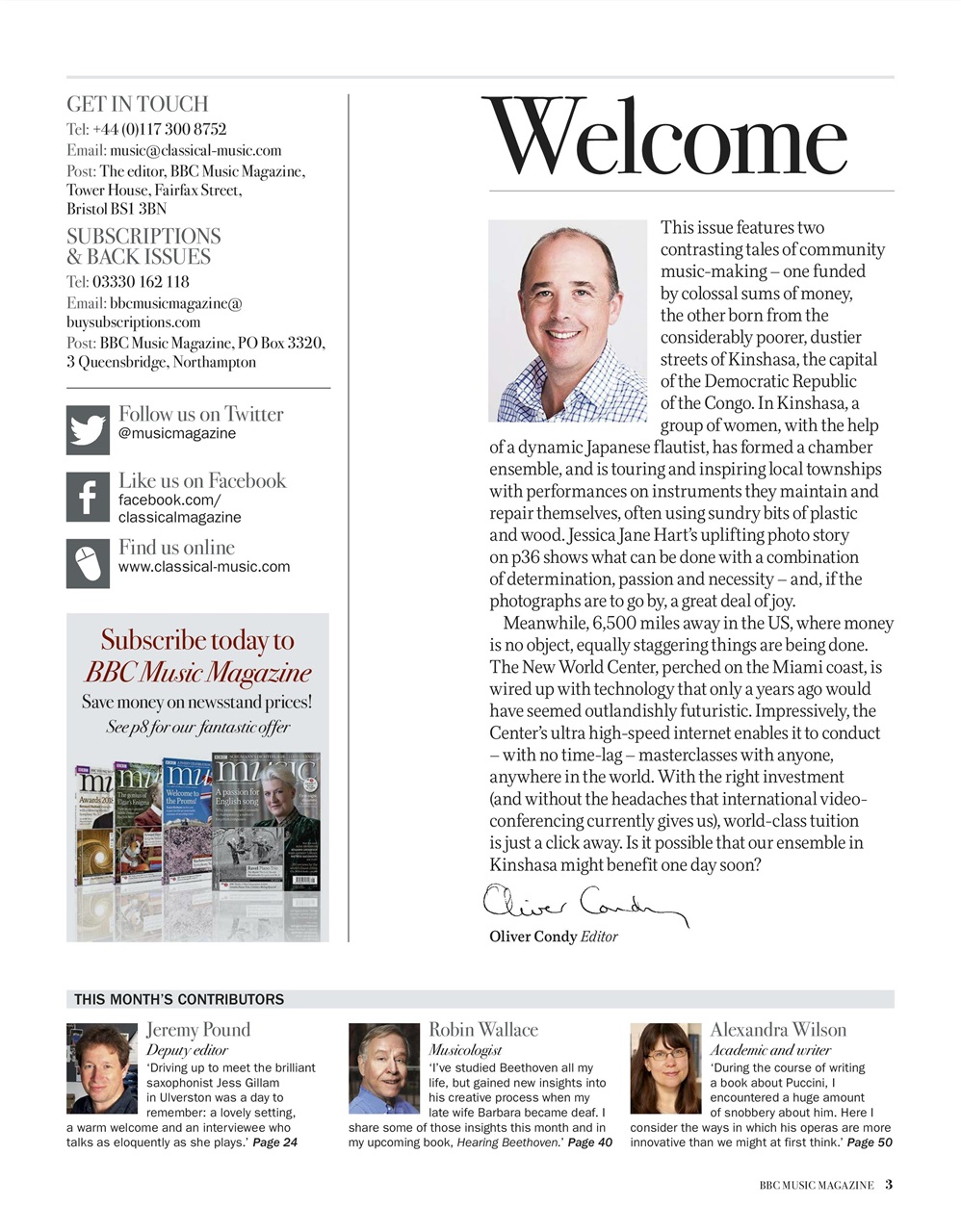 BBC Music Magazine Preview Pages