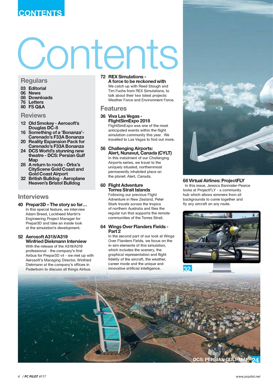 PC Pilot Preview Pages