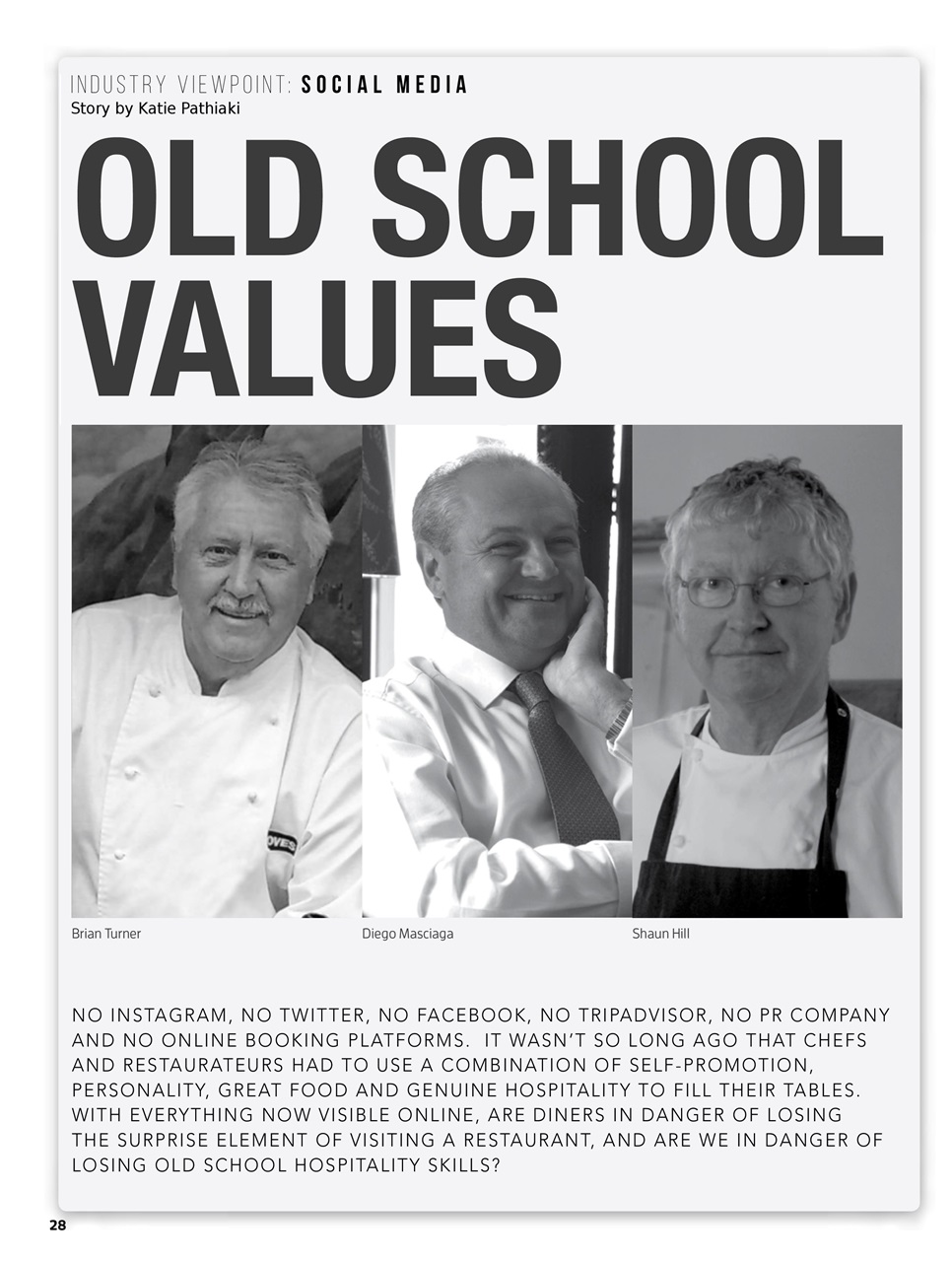 Chef & Restaurant Magazine Preview Pages