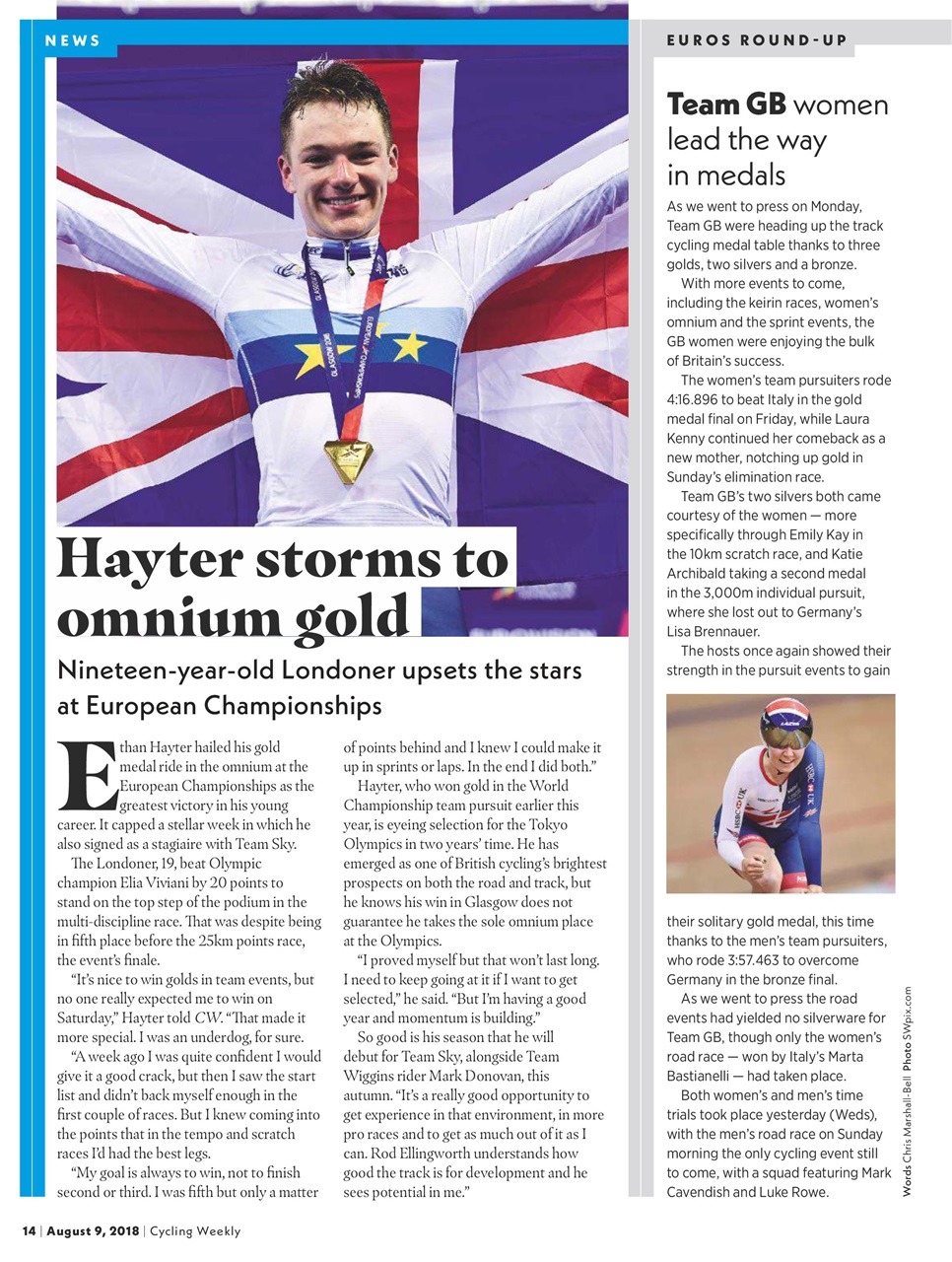 Cycling Weekly Preview Pages