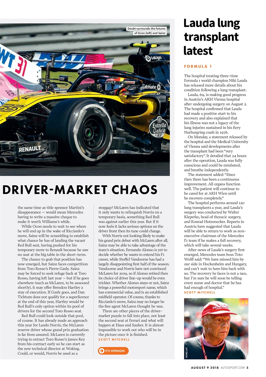 Autosport Preview Pages