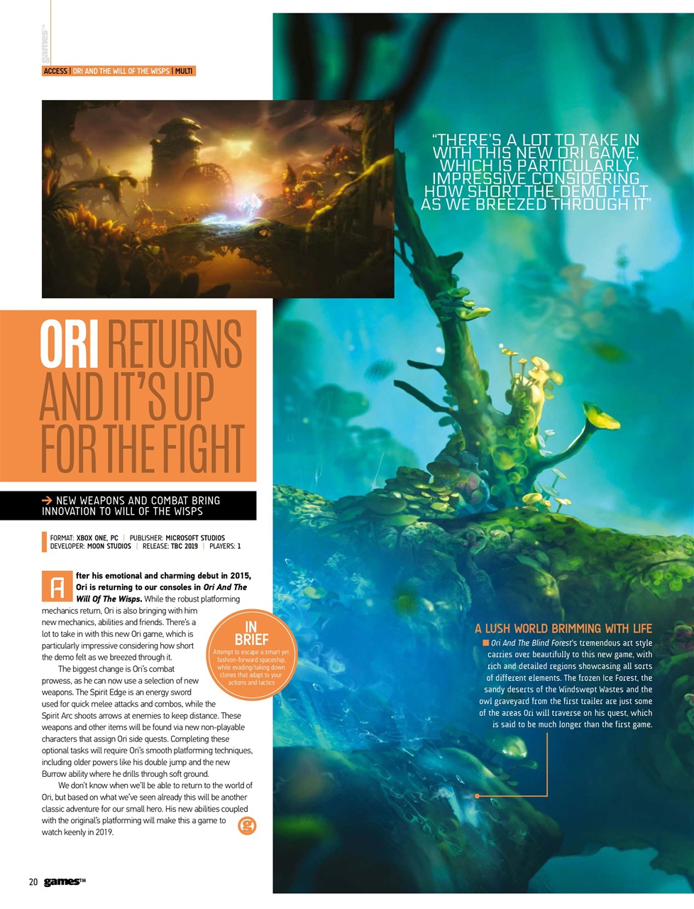 games (TM) Preview Pages