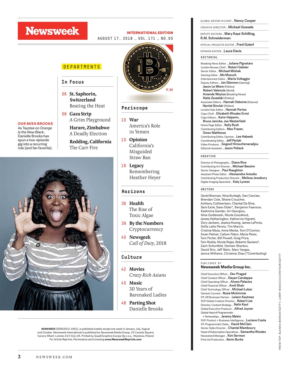 Newsweek International Preview Pages