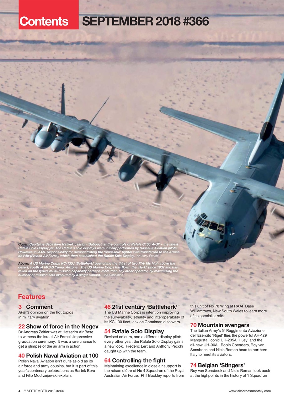AirForces Monthly Preview Pages