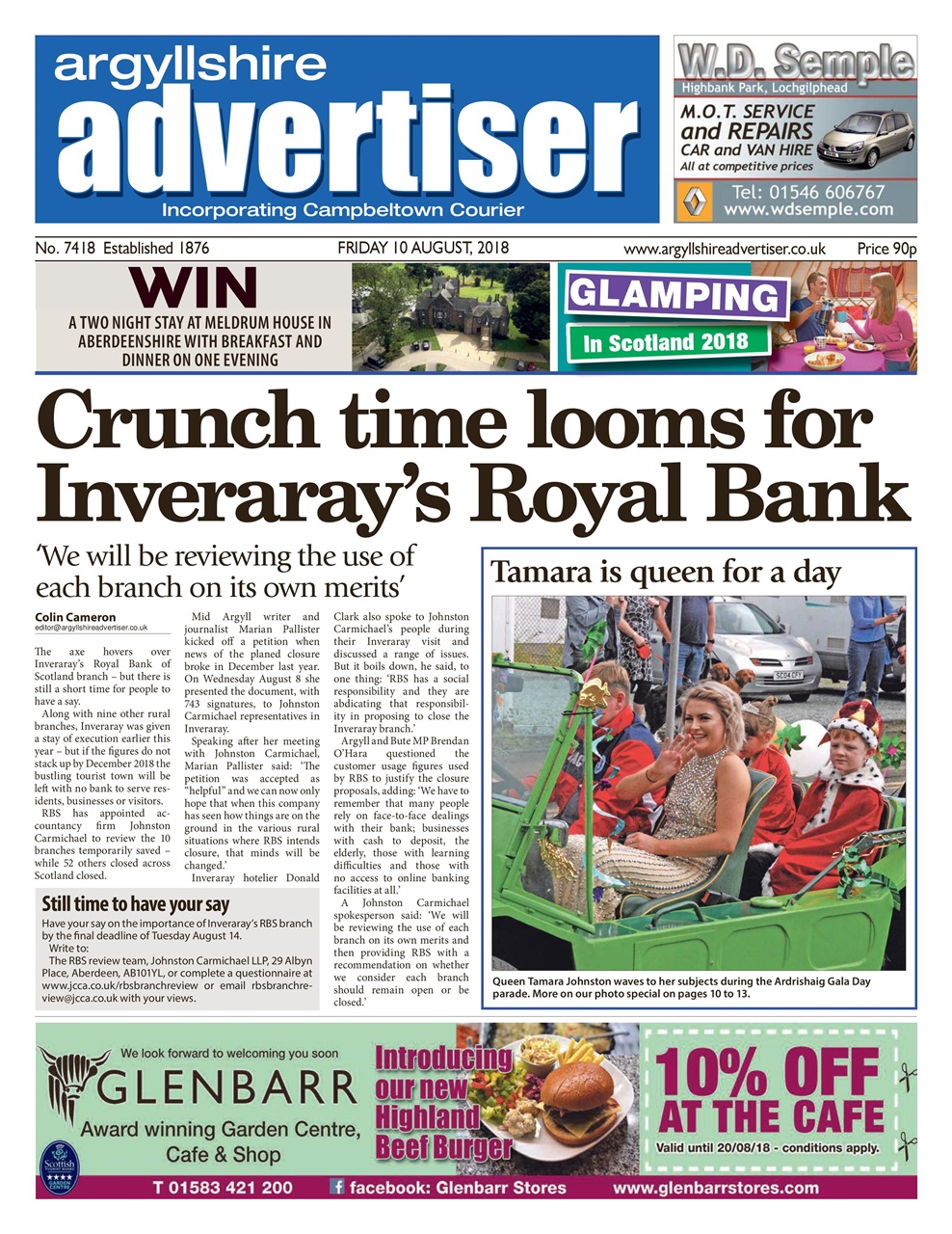 Argyllshire Advertiser Preview Pages