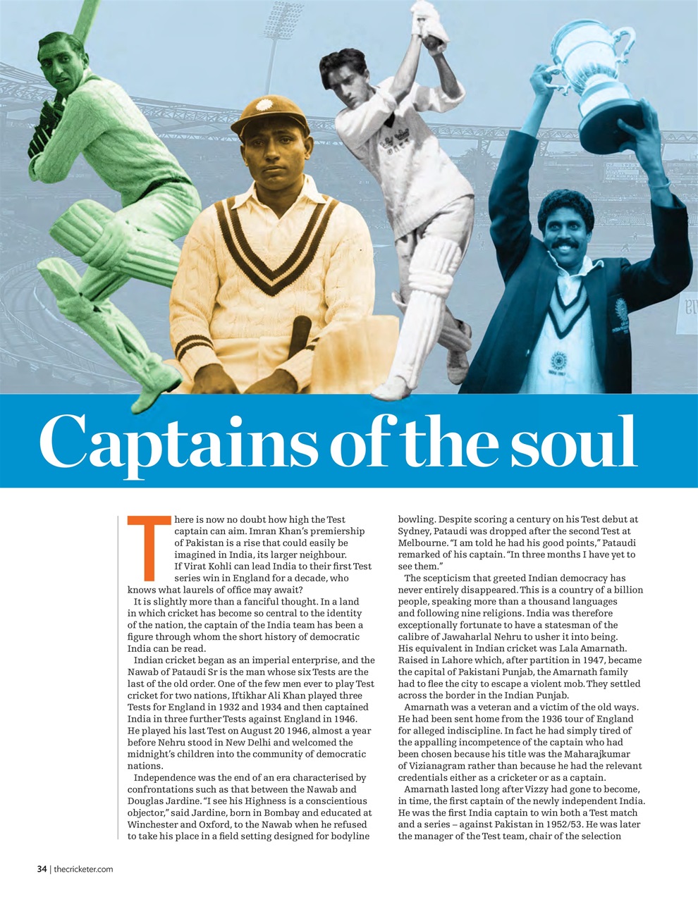 The Cricketer Magazine Preview Pages