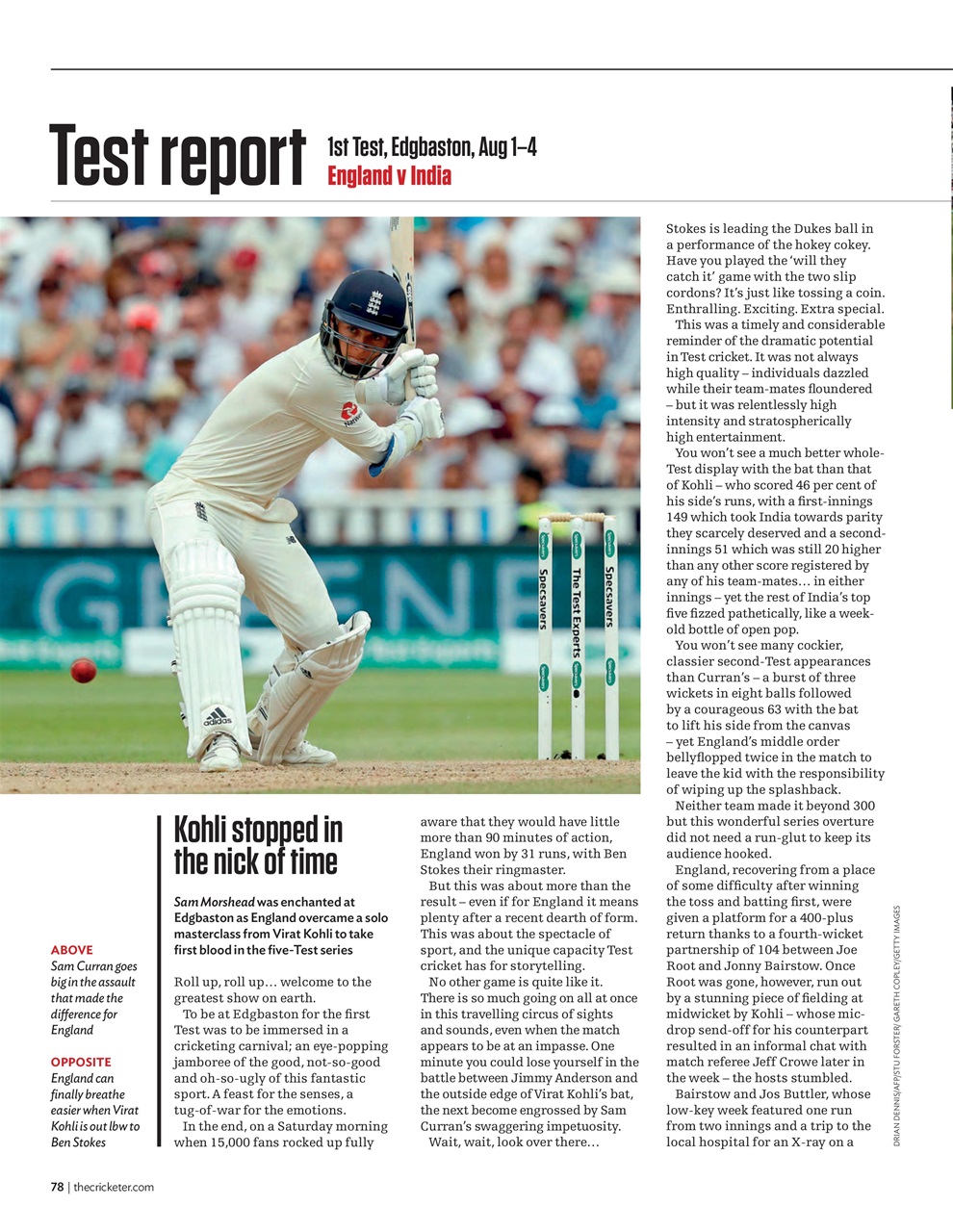 The Cricketer Magazine Preview Pages