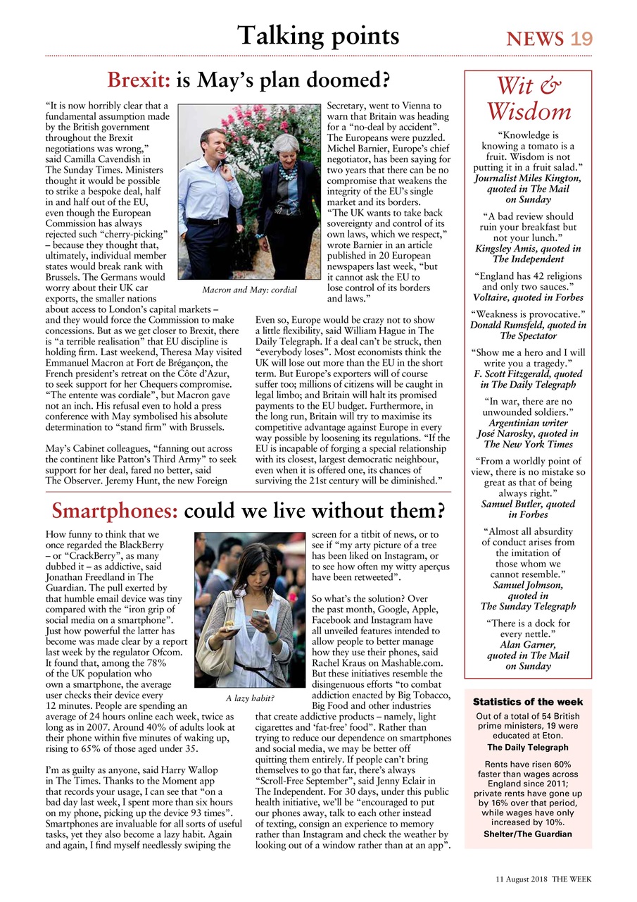 The Week Preview Pages