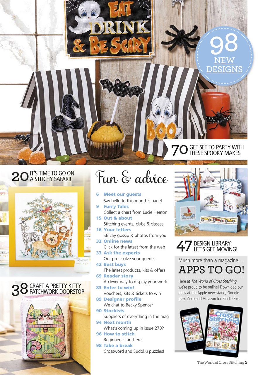 The World of Cross Stitching Preview Pages