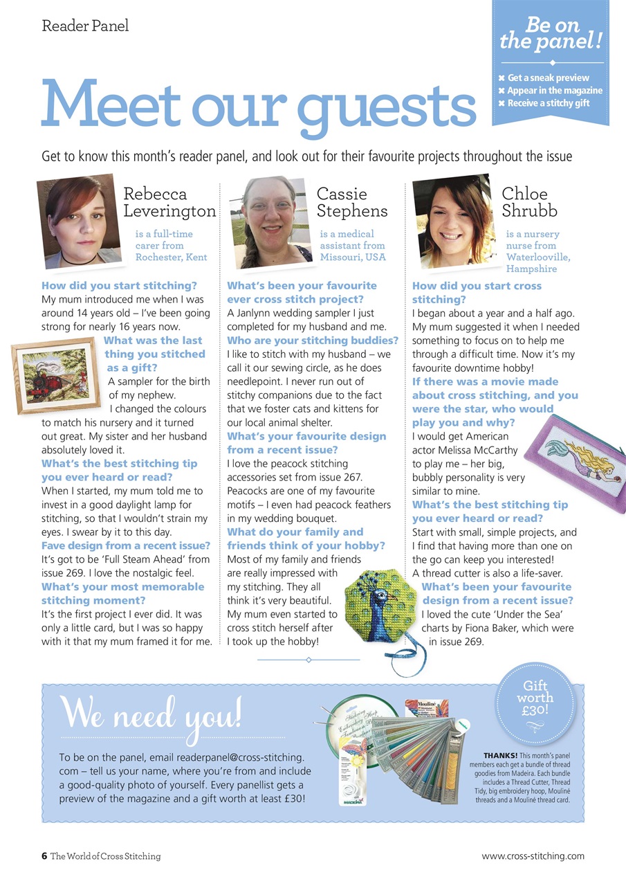 The World of Cross Stitching Preview Pages