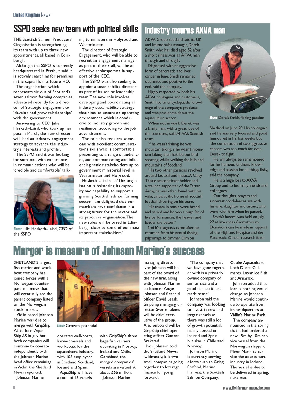 Fish Farmer Magazine Preview Pages