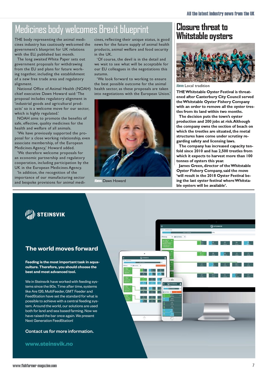 Fish Farmer Magazine Preview Pages