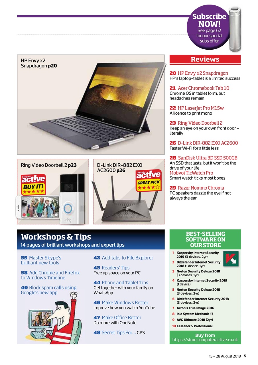 Computer Active Preview Pages