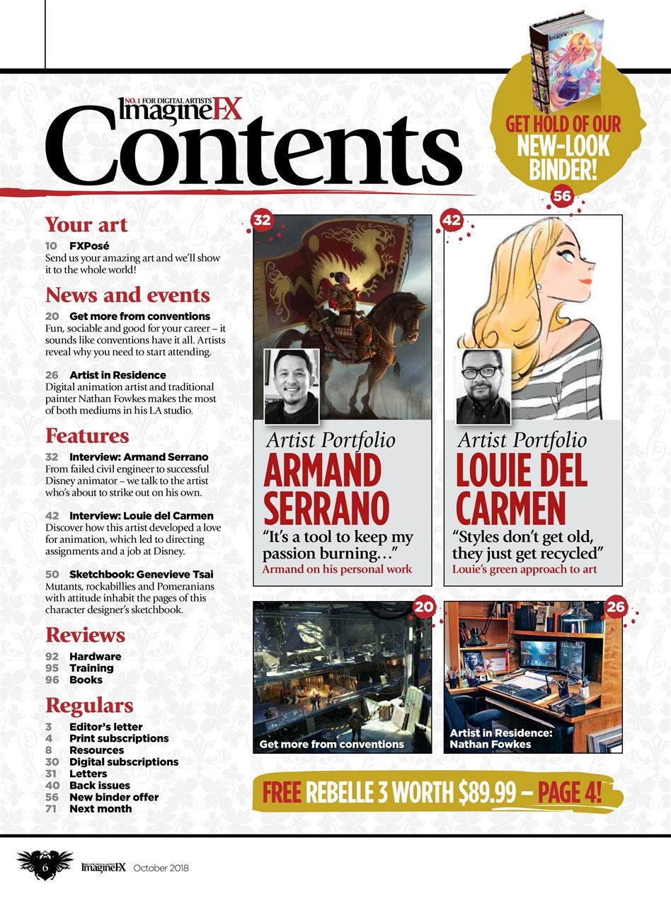 ImagineFX Preview Pages