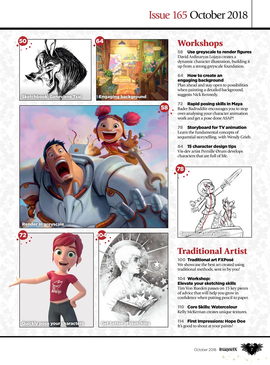 ImagineFX Preview Pages
