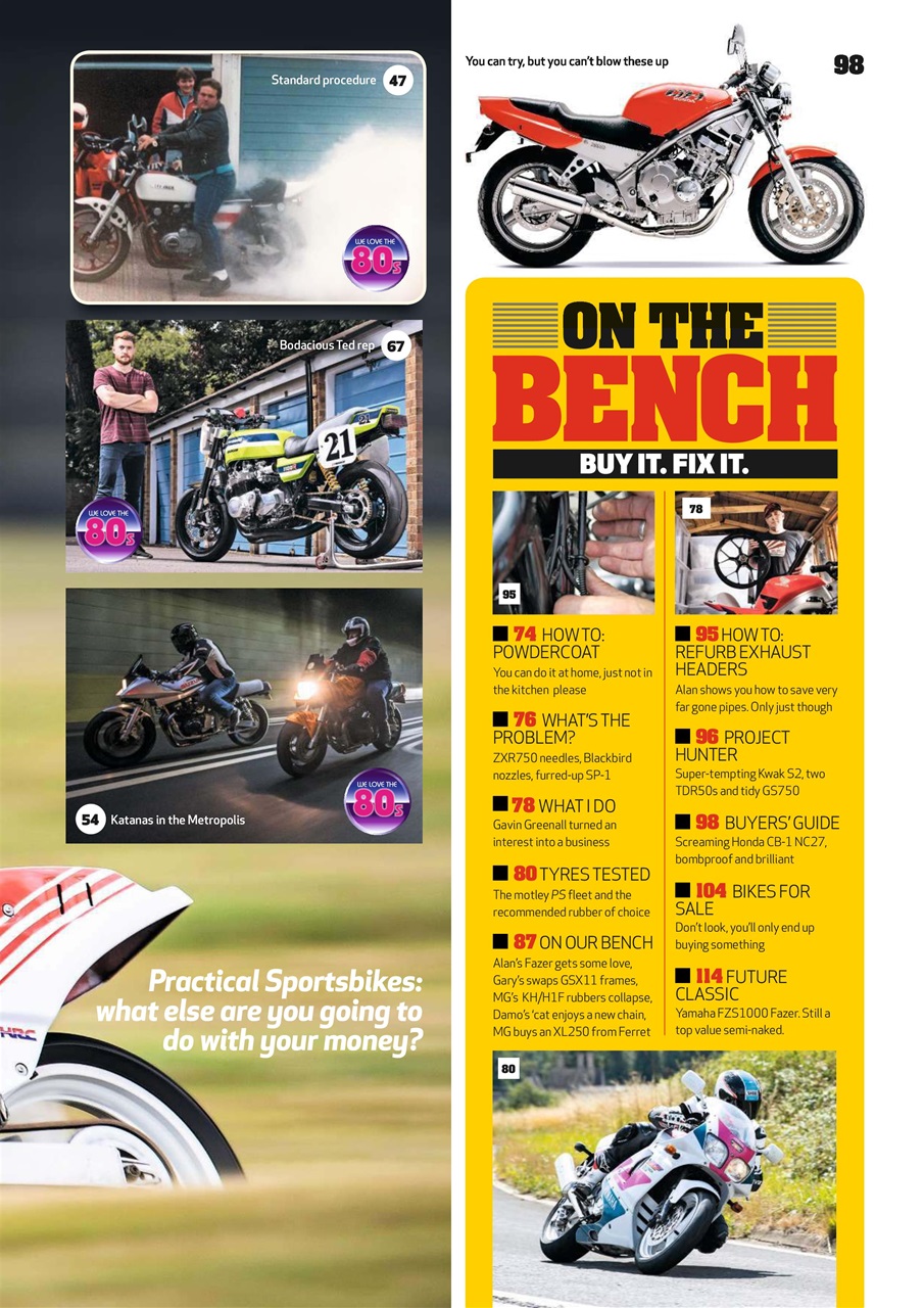 Practical Sportsbikes Preview Pages