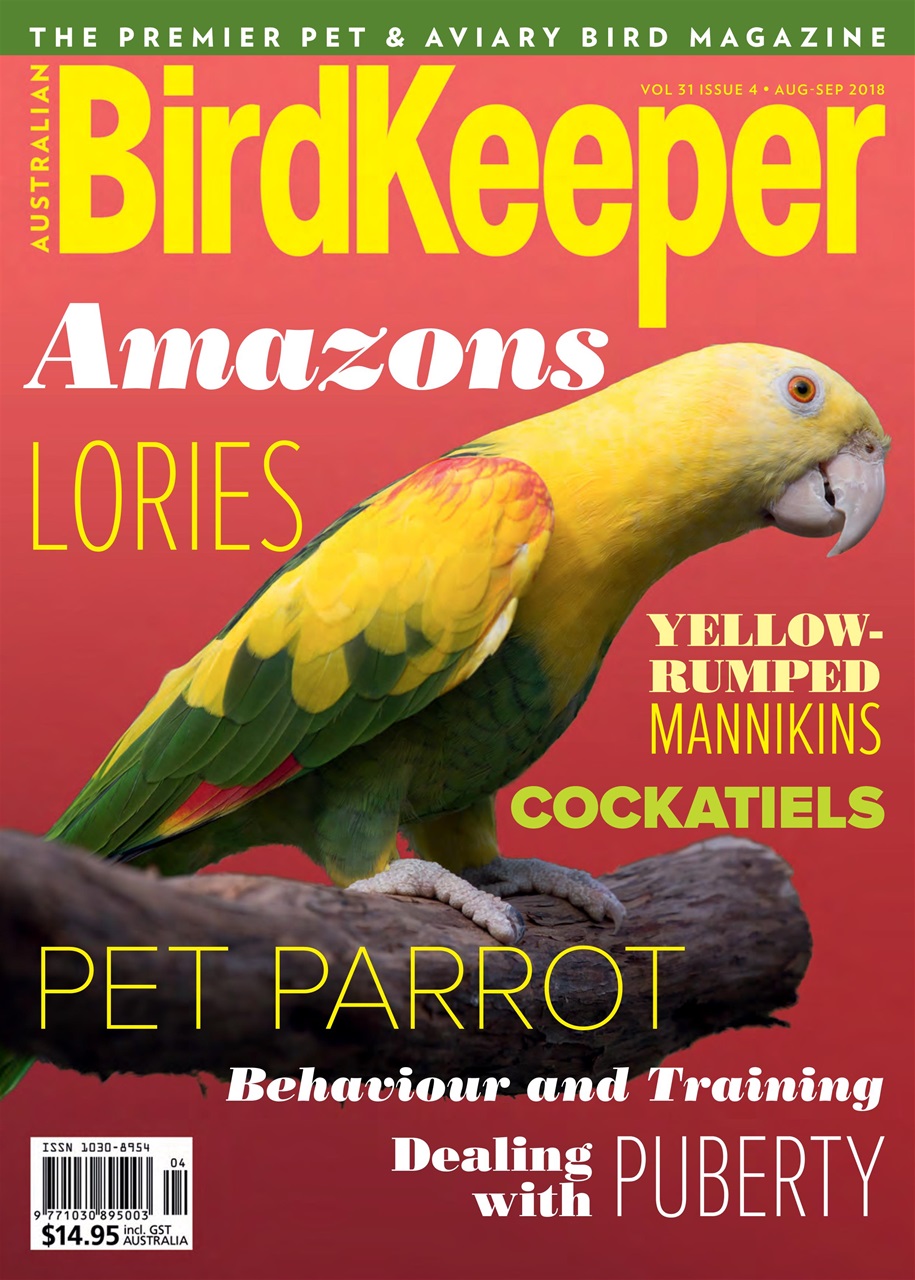Australian Birdkeeper Magazine Preview Pages