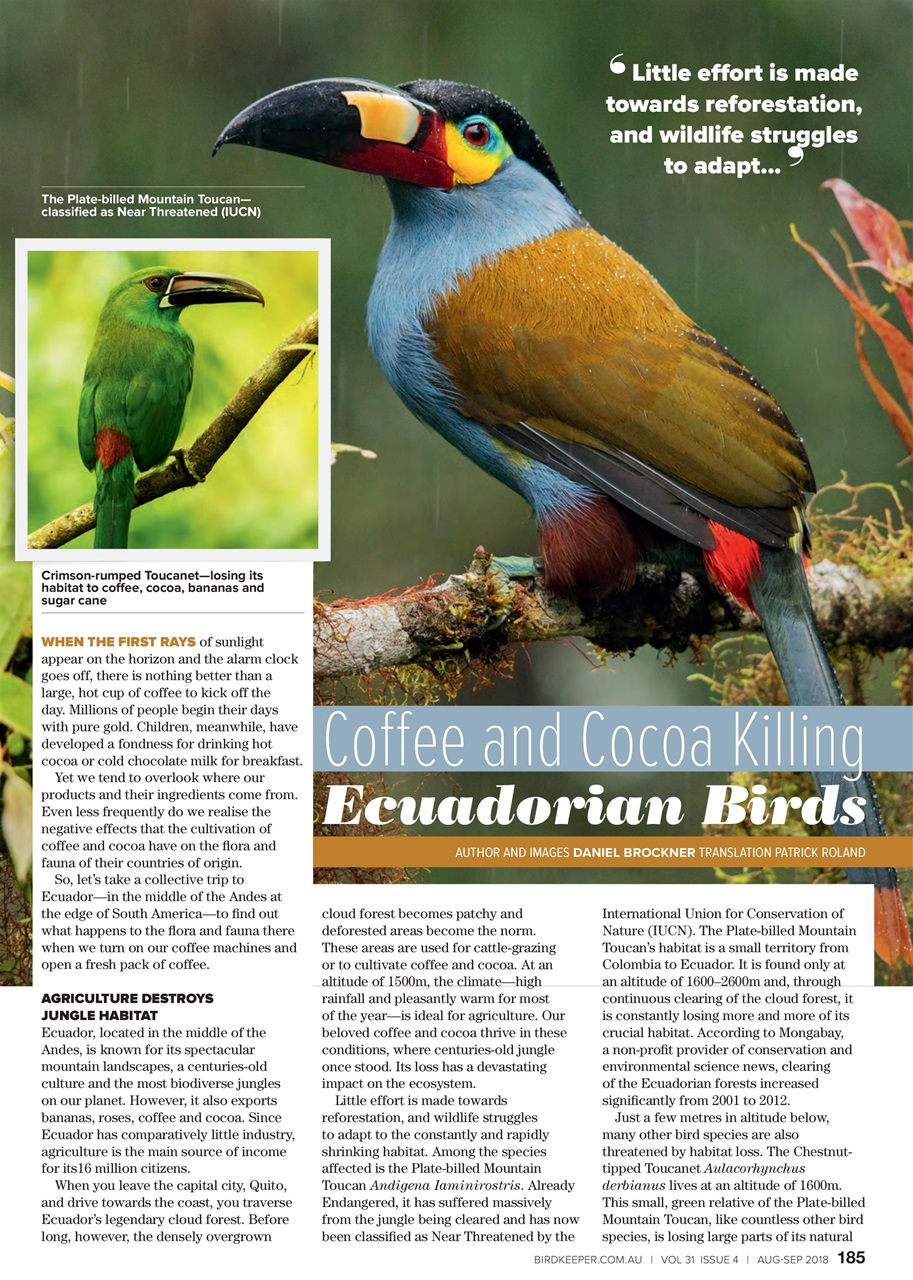 Australian Birdkeeper Magazine Preview Pages