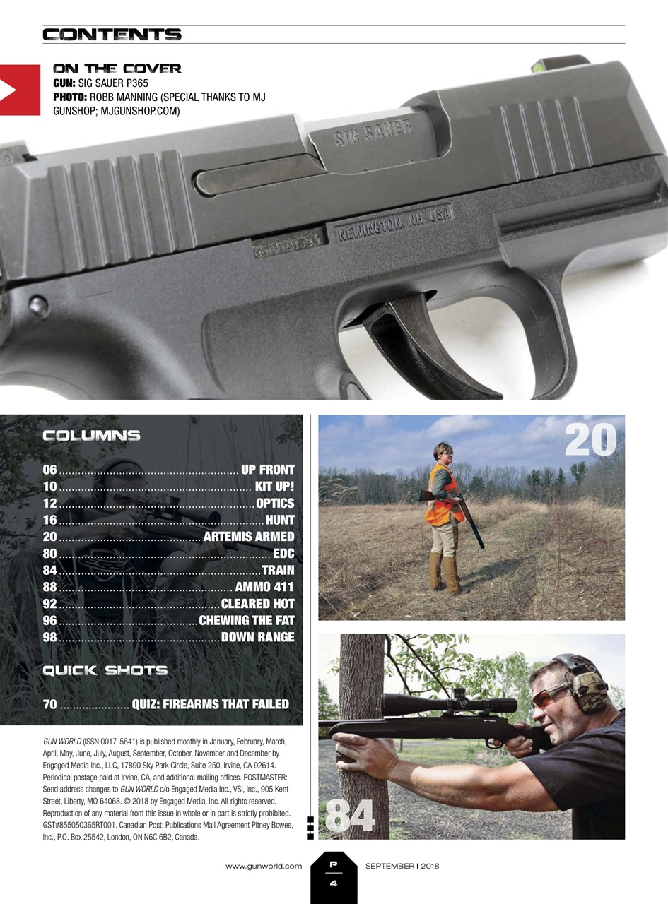 Gun World Preview Pages