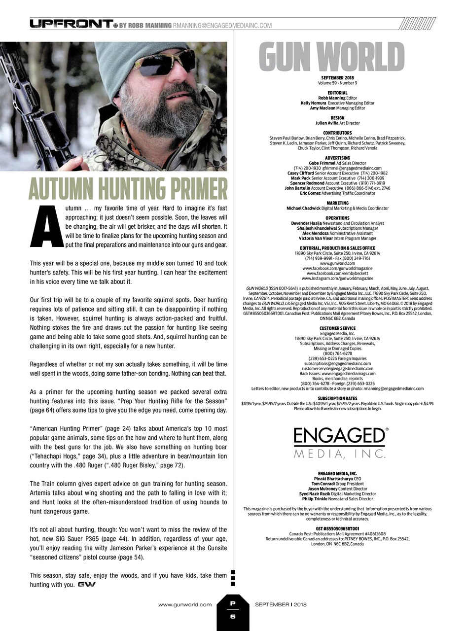Gun World Preview Pages