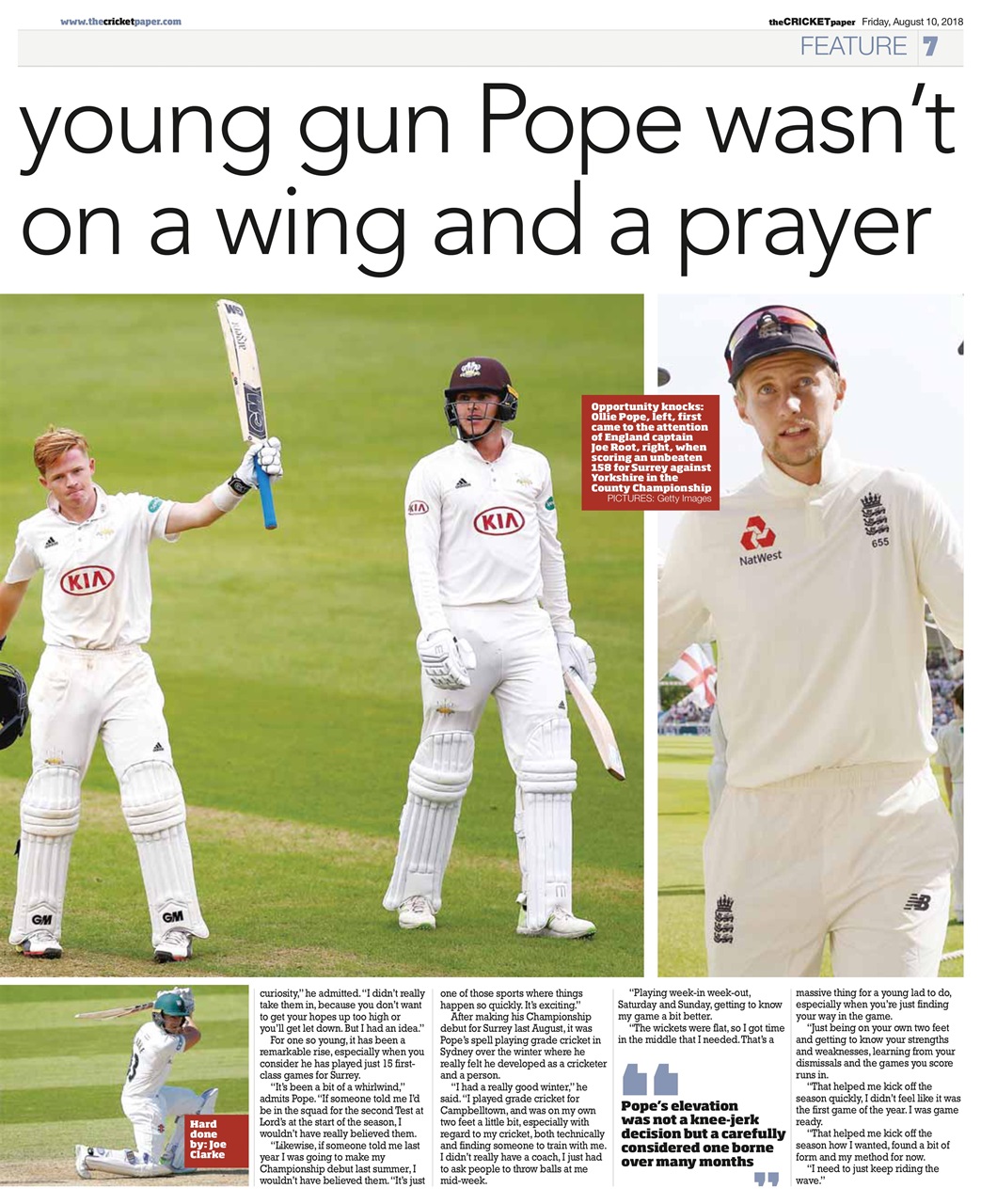 The Cricket Paper Preview Pages