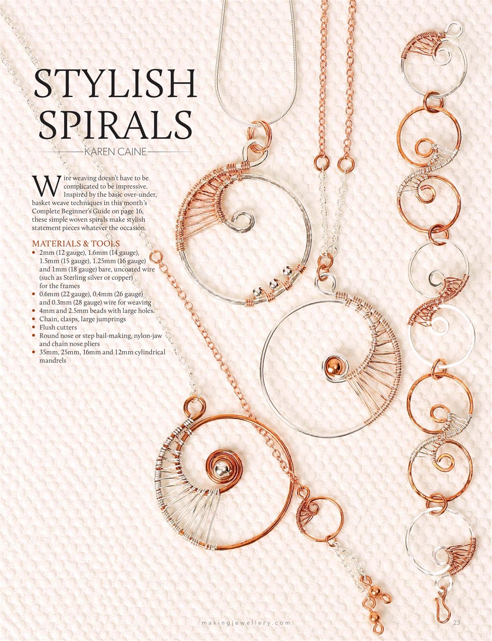 Making Jewellery Preview Pages