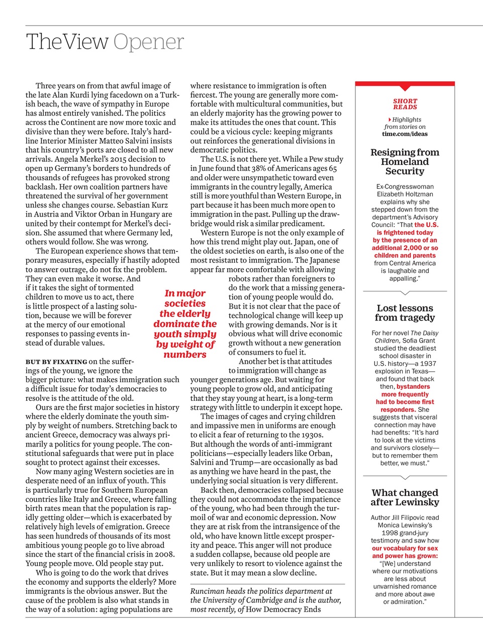 TIME Magazine Europe Preview Pages