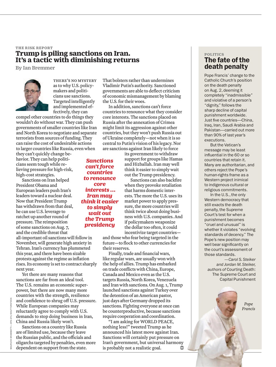 TIME Magazine Europe Preview Pages