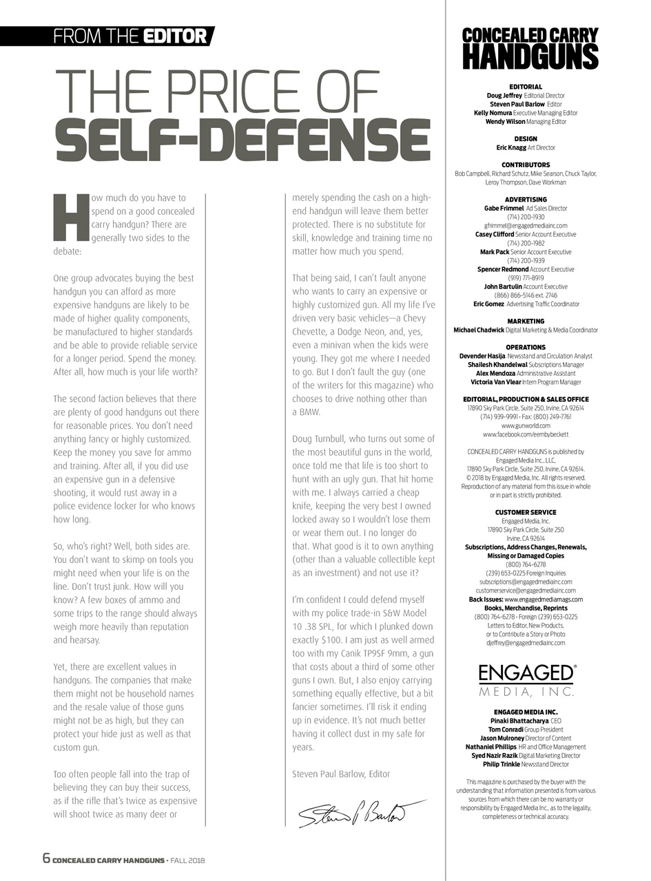 Concealed Carry Handguns Preview Pages