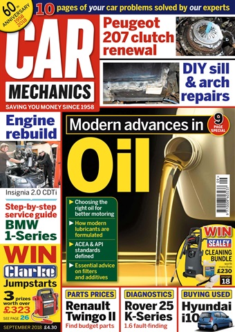 Car Mechanics issue September 2018