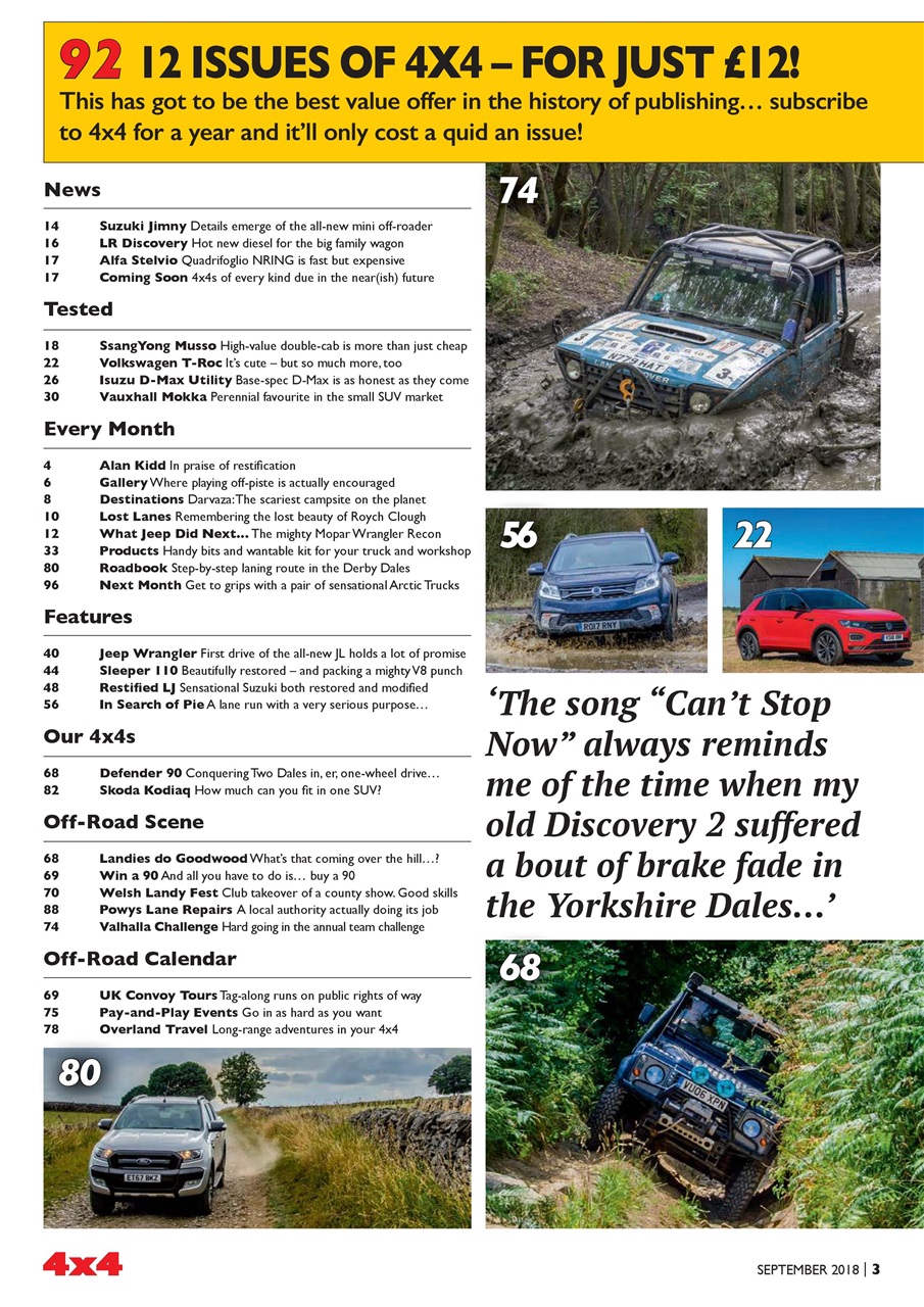 Overlander 4X4 Preview Pages