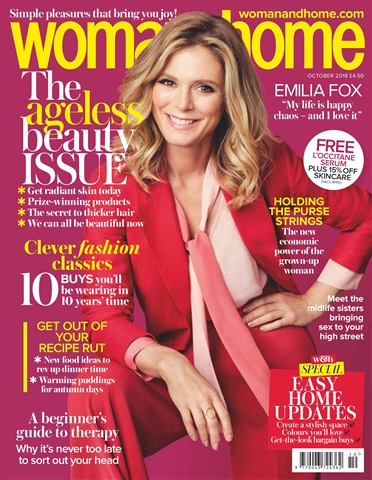 Woman & Home issue October 2018