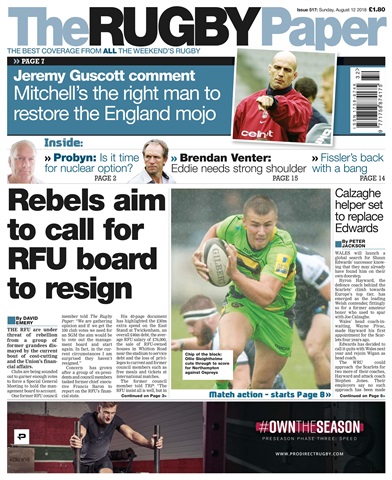 The Rugby Paper issue 12th August 2018