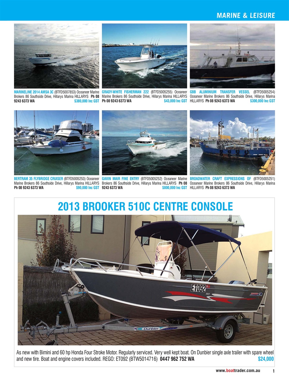 Boat Trader Australia Preview Pages