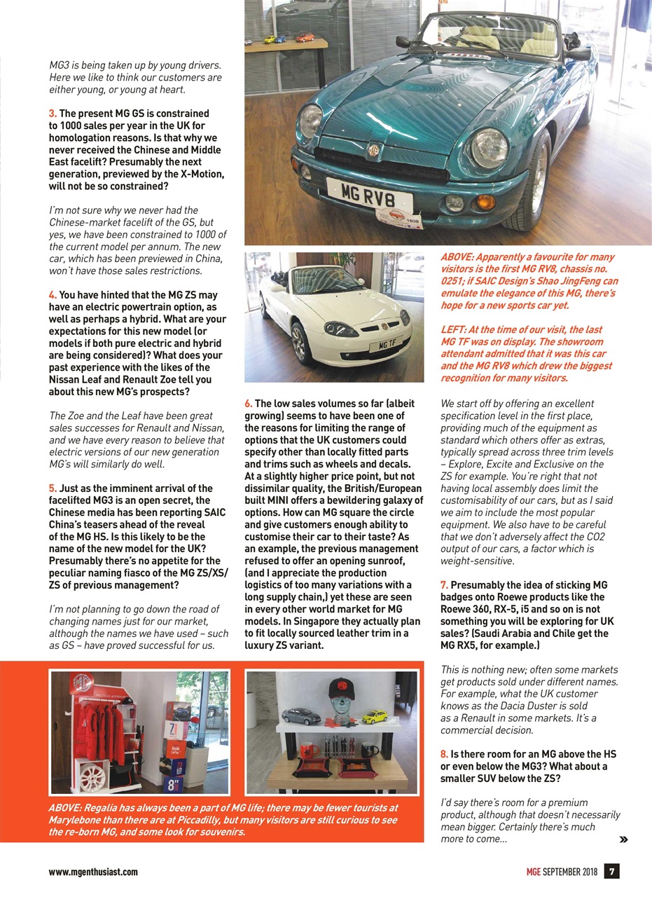 MG Enthusiast Preview Pages