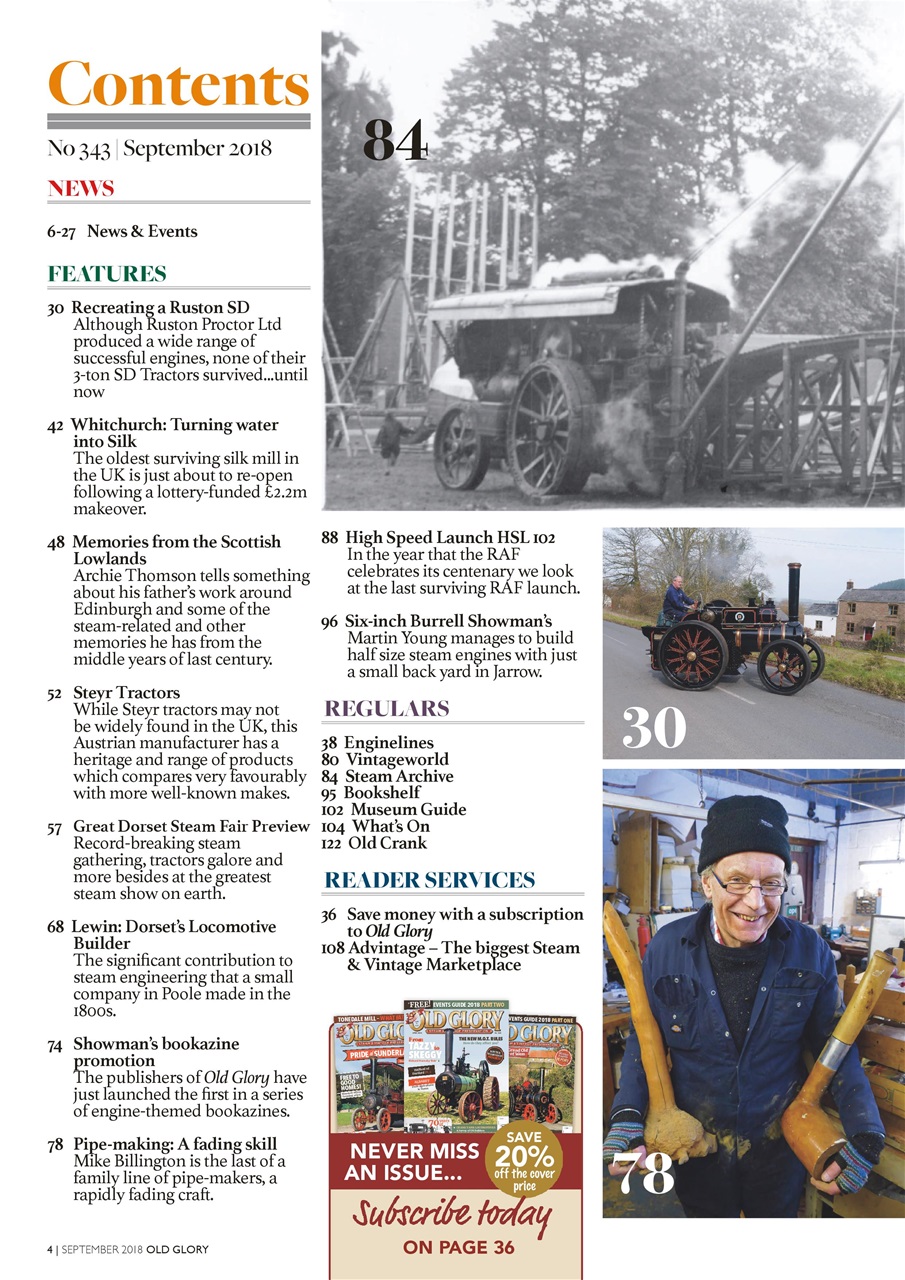 Old Glory Magazine Preview Pages